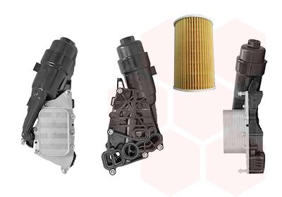 Корпус фильтра масляного BMW 2 (F46/F45)/X1 (F48)/X2 (F39) 15- (B37/B48/B38) (с радиатором)